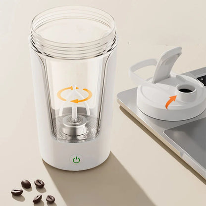 Shaker Cup USB Charging Shaker Cup For Protein Shaker Meal Replacement Shake Portable Gym Water Bottle Mixing Cup 450ml